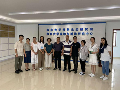 为筹建贡湖湾湿地科普教育基地而出发