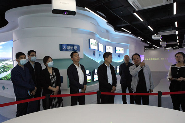 湿地科普谱新篇 ——市社科联领导调研湿地科普馆